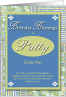 Birthday Blessings - Patty card