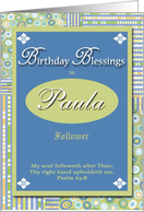 Birthday Blessings - Paula card