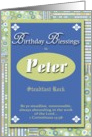 Birthday Blessings - Peter card