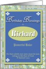Birthday Blessings - Richard card