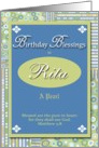 Birthday Blessings - Rita card