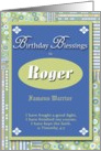 Birthday Blessings - Roger card