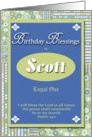 Birthday Blessings - Scott card