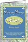 Birthday Blessings - Shirley card