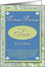 Birthday Blessings - Sue card