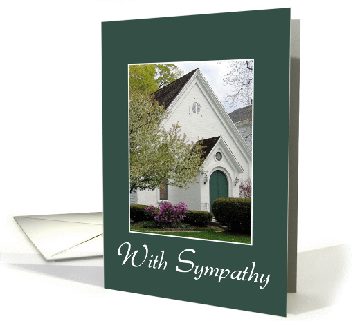 With Sympathy - Waterlily card (441827)