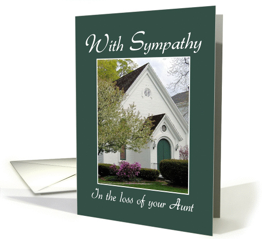 Loss of Aunt Sympathy card (441836)