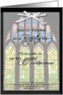 Baptism Invitation - Stain Glass card