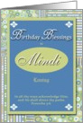 Birthday Blessings - Mindi card