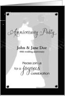 Personalized anniversary invitation-couple card