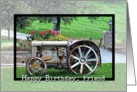 Friend birthday - Tractor card