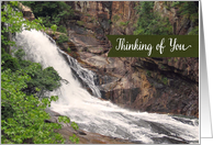 Thinking of You Waterfall Blank Any Occasion card