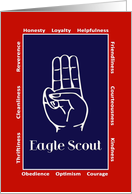 Eagle Scout - Thank You for Help with Project card