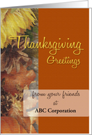 Personalized Thanksgiving - Business card