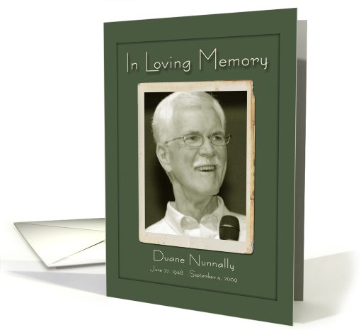 In Memory of Duane card (488793)