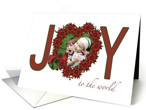 Joy to the World Custom Photo card (495816)