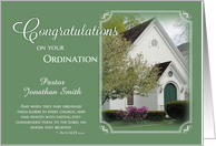 Pastor Ordination Congratulations card