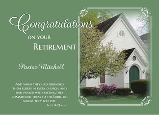 Pastor Retirement...