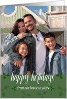House Photo Christmas Card