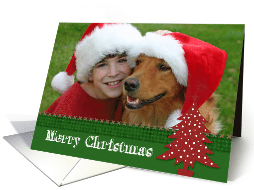 Scrapbook Style Photo Christmas card (511302)
