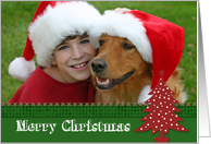 Scrapbook Style Photo Christmas Card