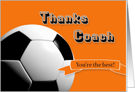 Orange Thanks Soccer...