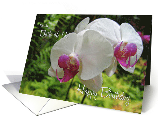From Both, Mom's Birthday Orchid card (587477)