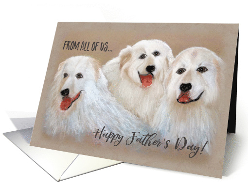 From all, Father's Day dogs card (588278)