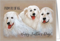 From all, Father’s Day dogs card