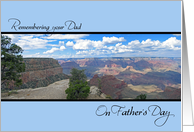 Remembering Dad on Father’s Day Grand Canyon card