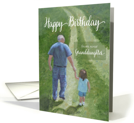 Happy Birthday from Granddaughter card (626078)