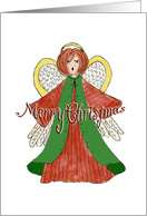 Angel Merry Christmas card