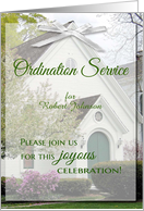 Ordination Invitation - custom name card