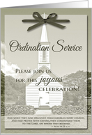 Ordination Invitation card