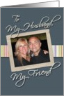 My husband, my friend - Mindy card