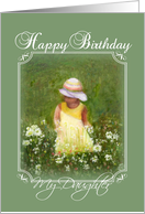 My Daughter Happy Birthday card