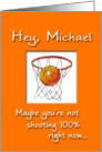 Michael basketball get well card