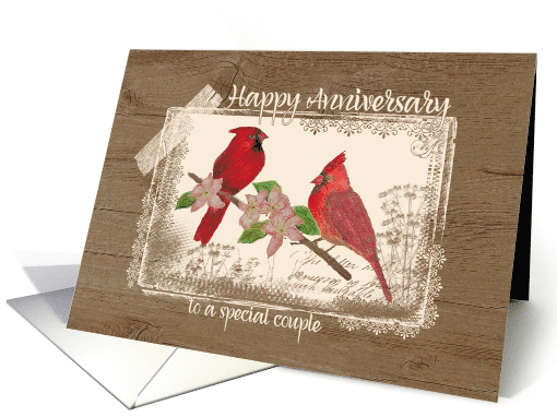 Happy Anniversary to a special couple card (715829)