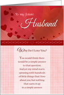 To my Future Husband Why do I Love You card