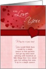 Custom - With love to you card