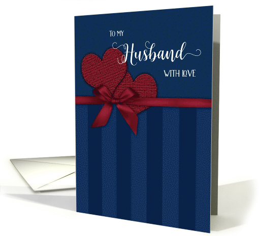 Anniversary to my Husband with Love card (771148)