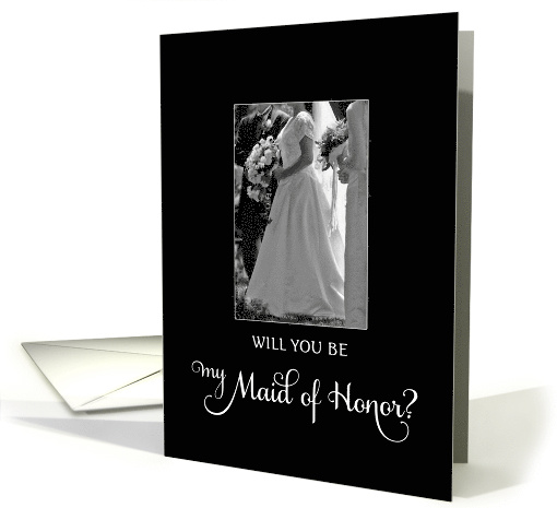 Will you be my Maid of Honor? card (771158)