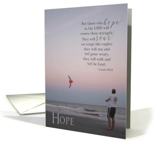  Hope Encouragement for Cancer Patient card 