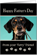 Happy Father’s Day from Dog - custom photo card