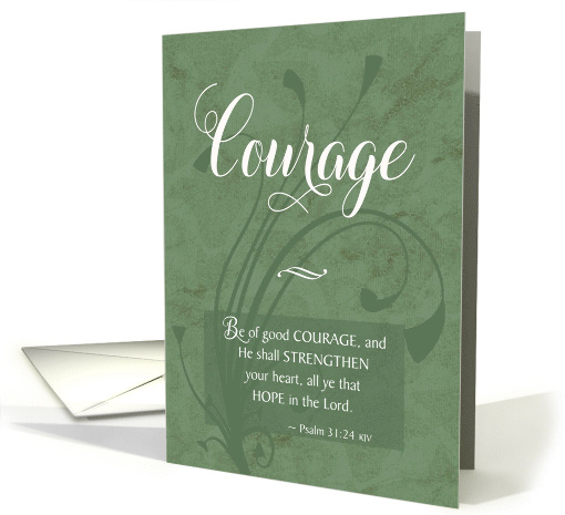 Courage - Serious Illness Caregiver Encouragement card (845873)