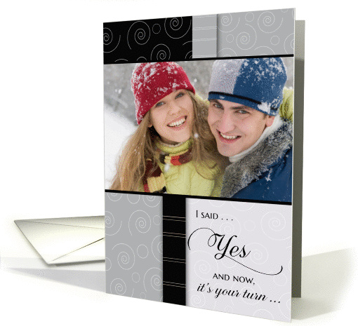 Will you be my bridesmaid custom photo card (854742)