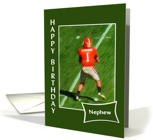 Football - Happy Birthday Nephew card (882755)