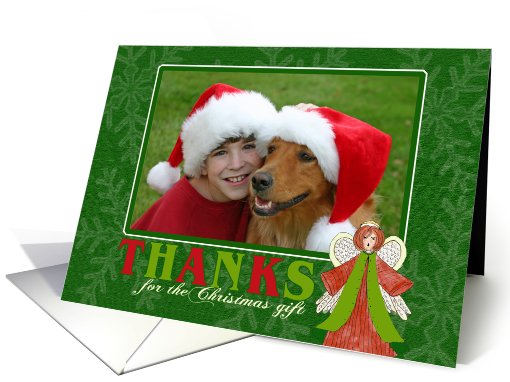 Angel- Thanks for Christmas Gift card (888877)