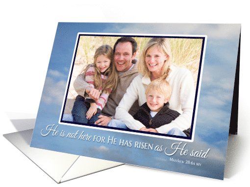 He Is Risen Easter - Custom Photo card (908368)