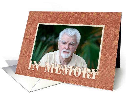 Invitation Memorial Service/In Memory Photo card (926764)